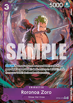 Roronoa Zoro (OP09-076) (V.2) - The Best Vol.2 (Alternate Art) [PRB02-OP09-076]