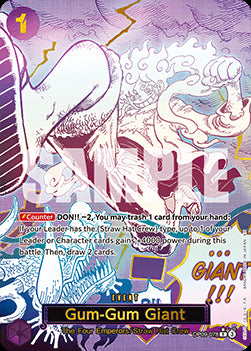 Gum-Gum Giant (OP09-078) (V.2) - The Best Vol.2 (Alternate Art) [PRB02-OP09-078]