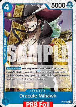 Dracule Mihawk (P-081) (V.2) - The Best Vol.2 (Promo) [PRB02-P-081]