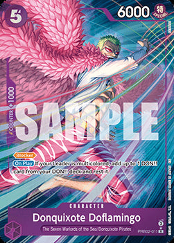 Donquixote Doflamingo (PRB02-011) (V.2) - The Best Vol.2 (Alternate Art) [PRB02-011]