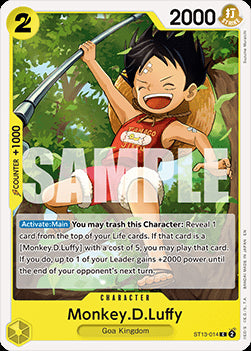 Monkey.D.Luffy (ST13-014) (V.1) - The Best Vol.2 (Common) [PRB02-ST13-014]