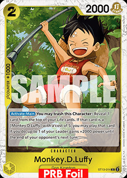 Monkey.D.Luffy (ST13-014) (V.2) - The Best Vol.2 (Common) [PRB02-ST13-014]