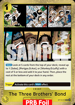 The Three Brothers' Bond (ST13-019) (V.2) - The Best Vol.2 (Common) [PRB02-ST13-019]