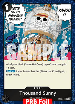 Thousand Sunny (ST14-017) (V.2) - The Best Vol.2 (Common) [PRB02-ST14-017]