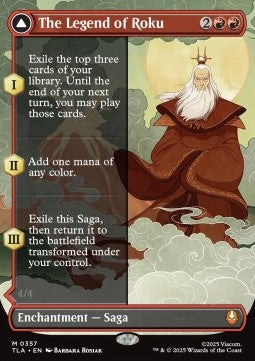The Legend of Roku // Avatar Roku - Magic: The Gathering | Avatar: The Last Airbender: Extras (Mythic) [XTLA-357]
