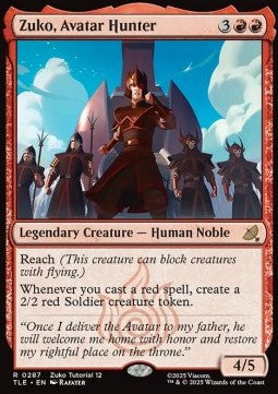Zuko, Avatar Hunter (V.2) - Magic: The Gathering | Avatar: The Last Airbender: Eternal (Rare) [TLE-287]