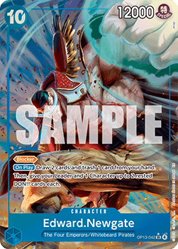 Edward.Newgate (OP13-042) (V.2) - Carrying on his Will (Alternate Art) [OP13-042]
