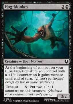 Hog-Monkey - Magic: The Gathering | Avatar: The Last Airbender (Common) [TLA-104]