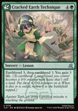 Cracked Earth Technique - Magic: The Gathering | Avatar: The Last Airbender: Eternal (Uncommon) [TLE-135]