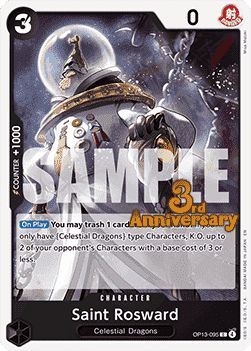Saint Rosward (OP13-095) - Promos: Carrying on his Will (Common) [OP13P-095]