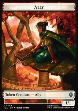 Ally Token (W 1/1) // Spirit Token (C 1/1) (V.1) - Magic: The Gathering | Avatar: The Last Airbender: Tokens (Token) [TTLA-ET 4/3]