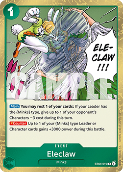 Eleclaw (EB04-019) - The Azure Sea's Seven (Rare) [OP14-EB04-019]