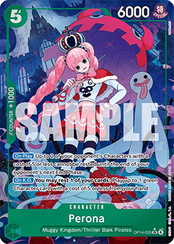 Perona (OP14-033) (V.2) - The Azure Sea's Seven (Alternate Art) [OP14-033]