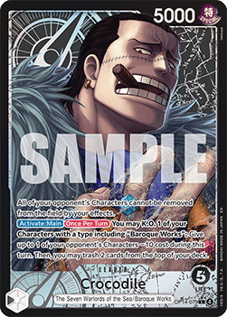 Crocodile (OP14-079) (V.2) - The Azure Sea's Seven (Alternate Art) [OP14-079]