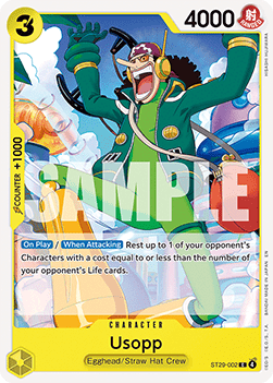 Usopp (ST29-002) (V.1) - Starter Deck: Egghead (Common) [ST29-002]