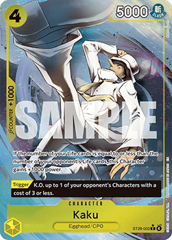Kaku (ST29-003) (V.2) - Starter Deck: Egghead (Alternate Art) [ST29-003]