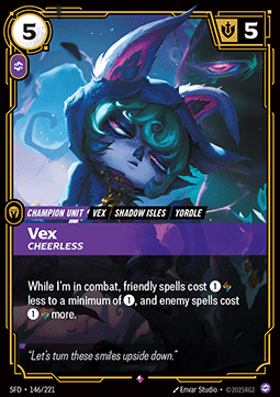 Vex, Cheerless - Spiritforged (Rare) [SFD-146]