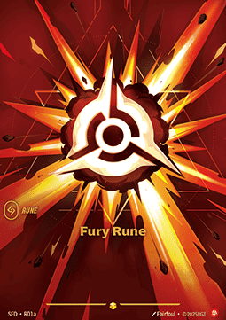 Fury Rune - Spiritforged (Showcase) [SFD-R01a]