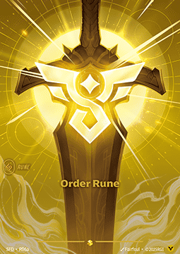 Order Rune - Spiritforged (Showcase) [SFD-R06a]
