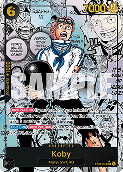 Koby (EB04-044) (V.3) - Adventure on Kami’s Island (Manga Rare) [OP15-EB04-044]