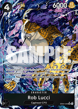 Rob Lucci (EB04-048) (V.2) - Adventure on Kami’s Island (Alternate Art) [OP15-EB04-048]