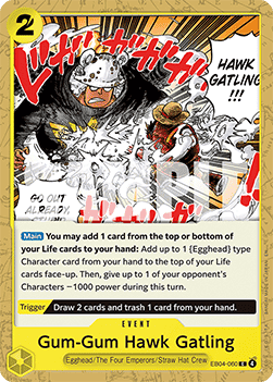 Gum-Gum Hawk Gatling (EB04-060) - Adventure on Kami’s Island (Common) [OP15-EB04-060]