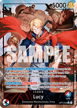 Lucy (OP15-002) (V.2) - Adventure on Kami’s Island (Alternate Art) [OP15-002]