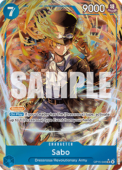Sabo (OP15-046) (V.2) - Adventure on Kami’s Island (Alternate Art) [OP15-046]