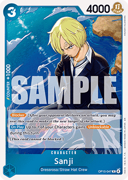 Sanji (OP15-047) (V.1) - Adventure on Kami’s Island (Rare) [OP15-047]