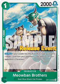 Meowban Brothers (OP15-028) - Promos: Adventure on Kami’s Island (Uncommon) [OP15P-028]