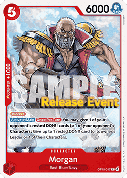 Morgan (OP15-017) - Promos: Adventure on Kami’s Island (Common) [OP15P-017]