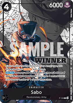Sabo (P-105) (V.1) - Special Tournament Promos (Promo) [STP-P-105]