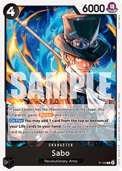 Sabo (P-105) (V.2) - Promos (Promo) [P-105]