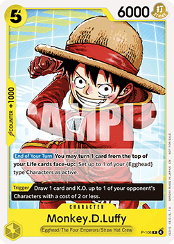 Monkey.D.Luffy (P-106) (V.2) - Promos (Promo) [P-106]