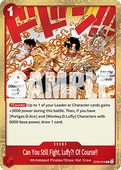 Can You Still Fight, Luffy?! Of Course!! (ST30-016) (V.1)